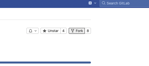 Fork button